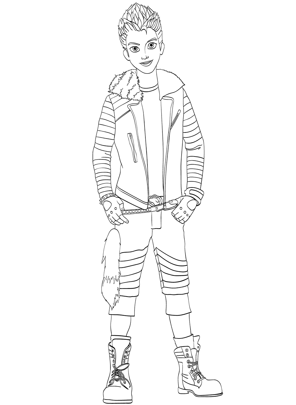 Descendants coloring pages