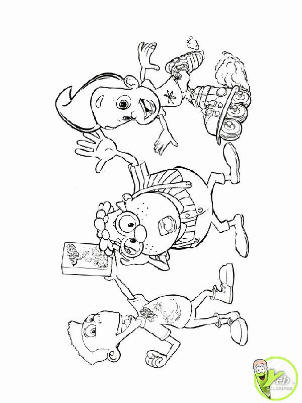 Join the thundermans fun with coloring pages
