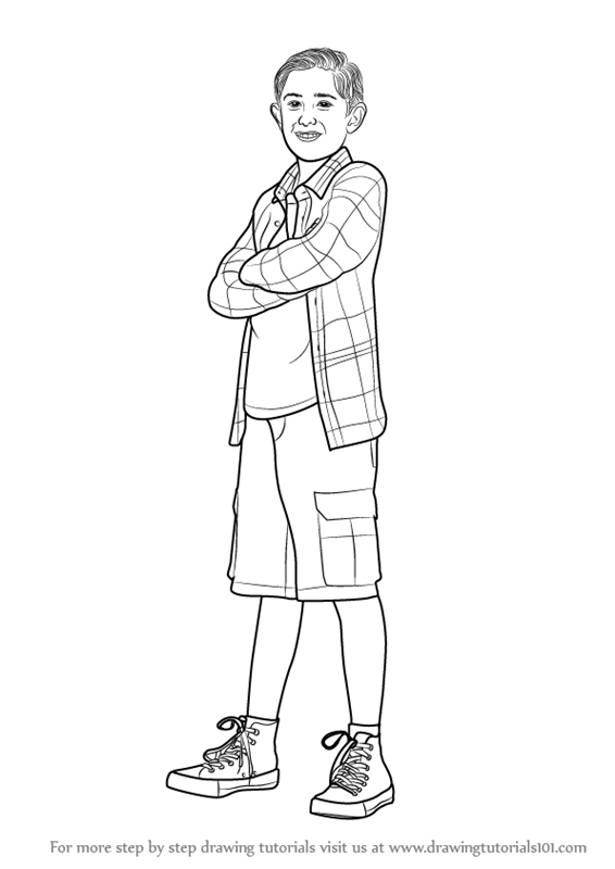 How to draw billy thunderman from the thundermans the thundermans step by step