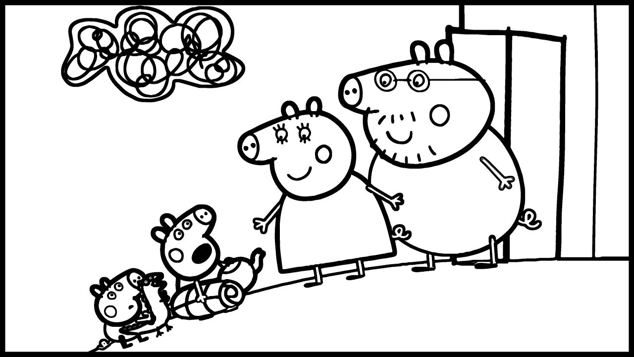 Waiting for a thunderstorm coloring book for kids