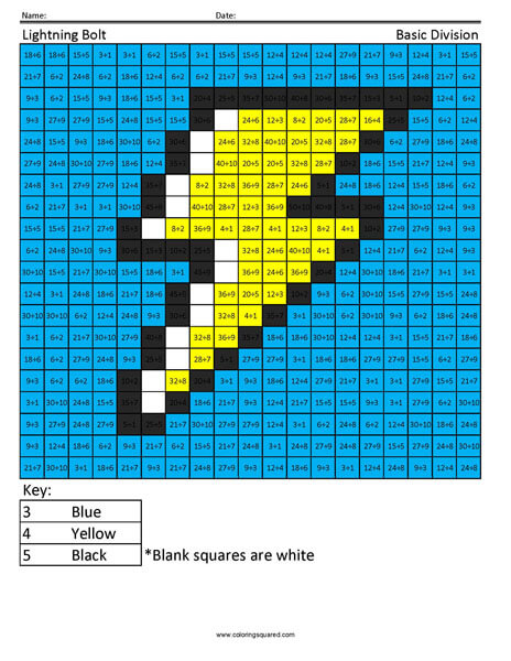 Thunderstorm division coloring page