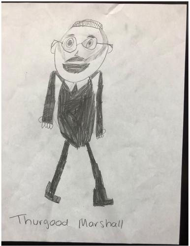 Thurgood marshall drawing
