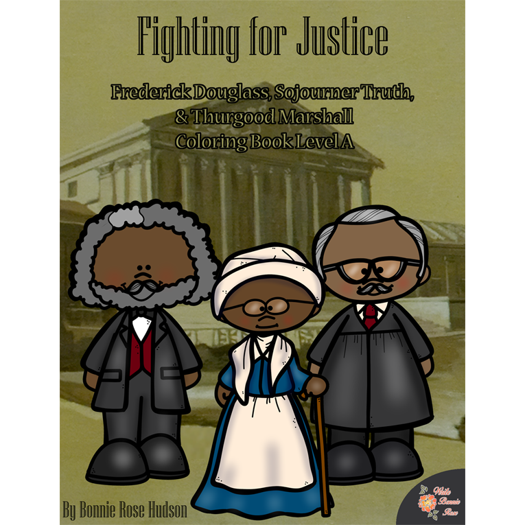 Fighting for justice coloring book