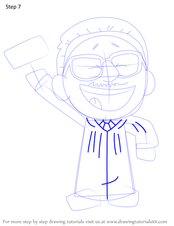 How to draw thurgood marshall from xavier riddle and the secret museum xavier riddle and the secret museum step by step