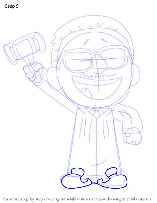 How to draw thurgood marshall from xavier riddle and the secret museum xavier riddle and the secret museum step by step