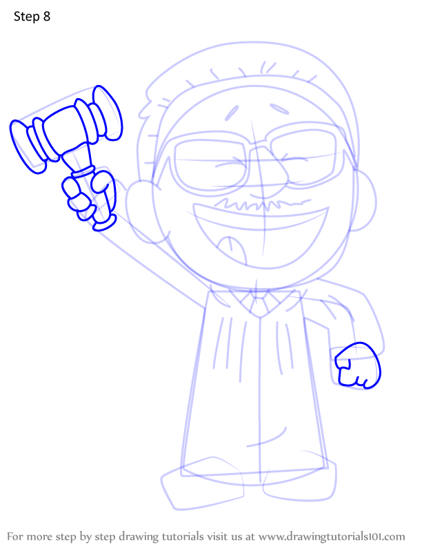 How to draw thurgood marshall from xavier riddle and the secret museum xavier riddle and the secret museum step by step