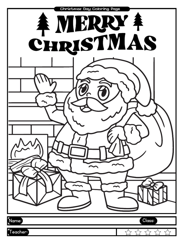 Christmas coloring pages pdf