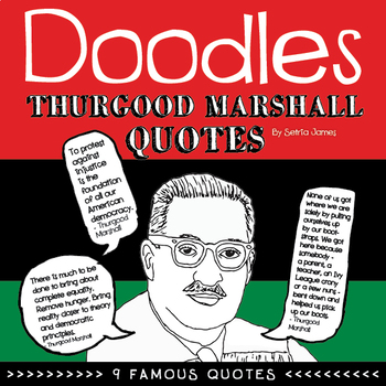 Thurgood marshall coloring tpt