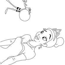 Tiana and prince naveen coloring pages