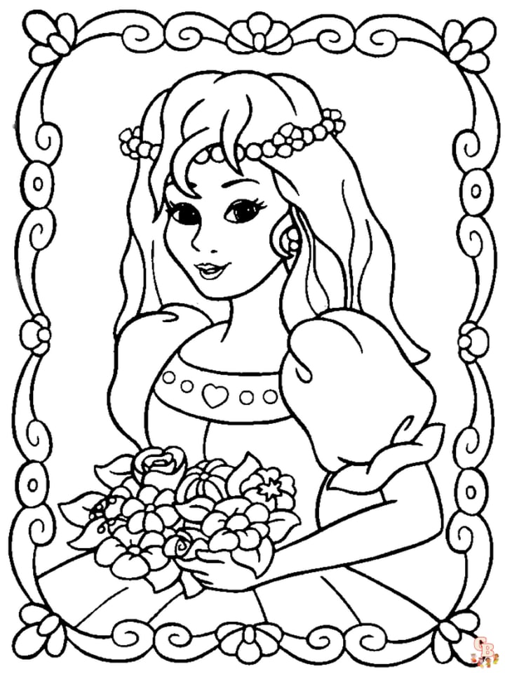 Unlock your childs creativity with free printable princess coloring pages education