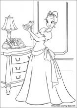 The princess and the frog coloring pages on coloring