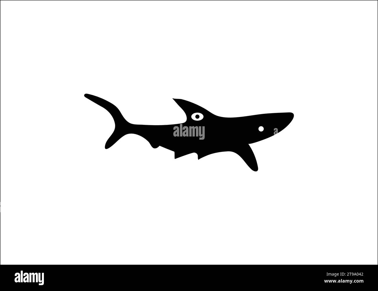 Tiburãn toro imãgen vectorial de stock
