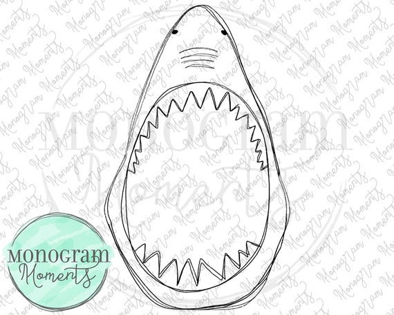 Acuarela summer png clipart de boca de tiburãn para descarga digital sublimaciãn e imprimibles