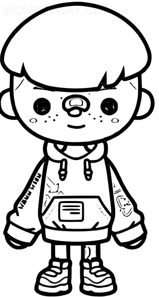Toca boca coloring pages