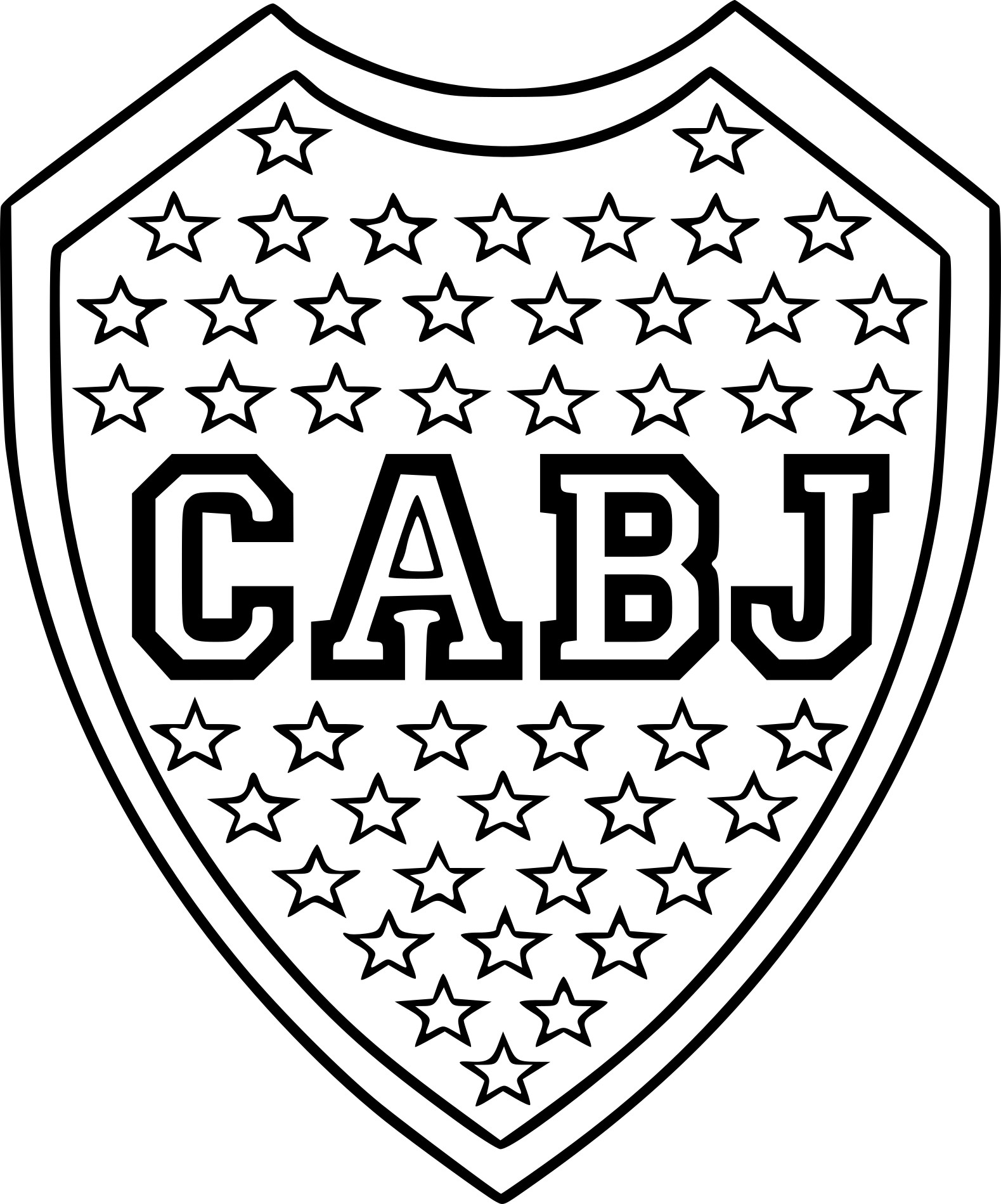 Boca juniors coloring page