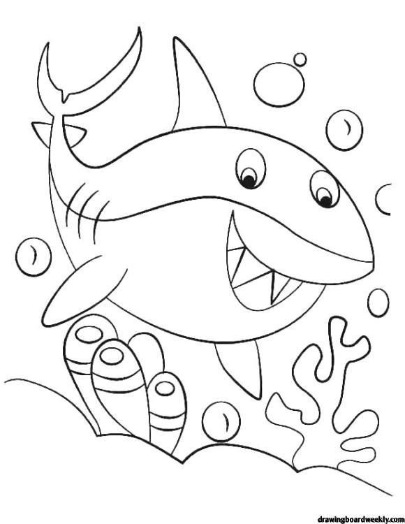 Baby shark coloring page shark coloring pages coloring pages for boys coloring pages for kids