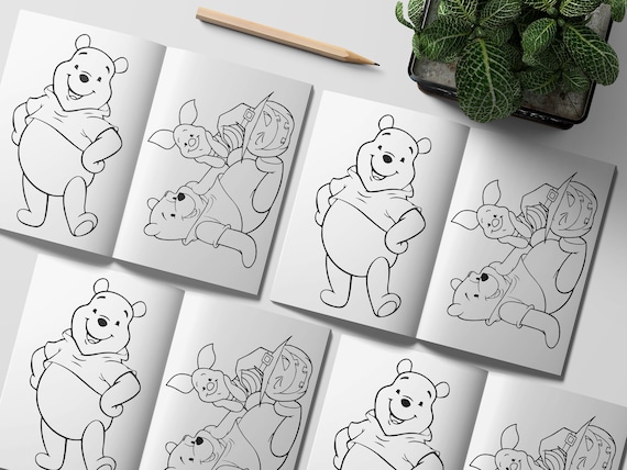 Winnie the pooh coloring book pages coloring pages printable