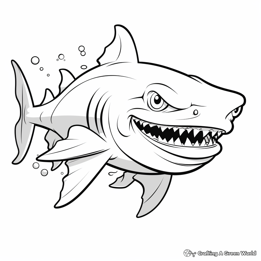 Lemon shark coloring pages