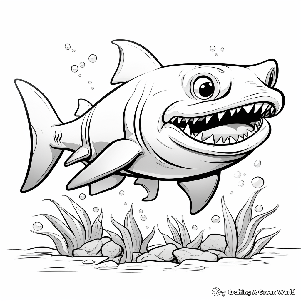 Lemon shark coloring pages