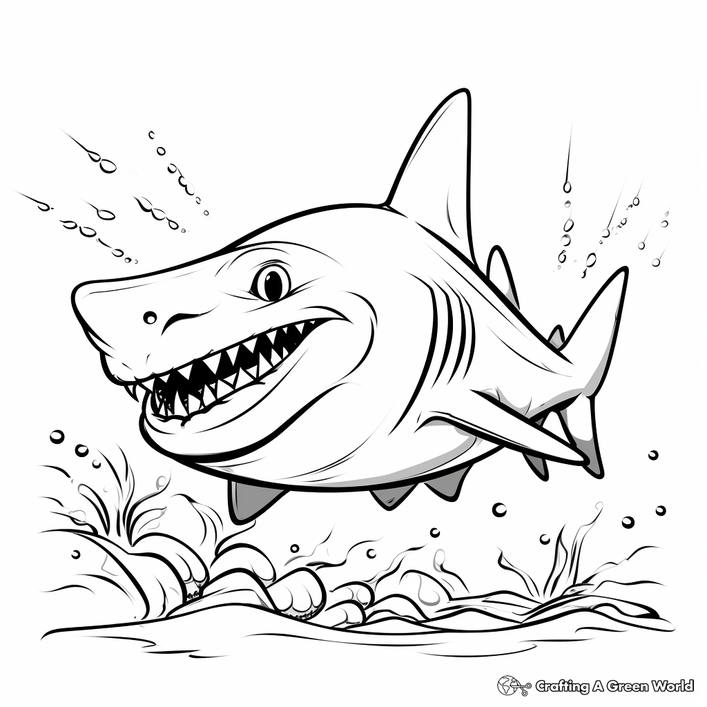 Lemon shark coloring pages