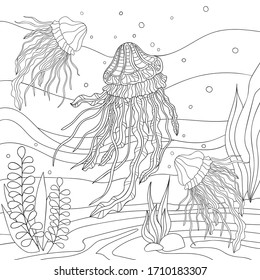 Imãgenes fotos de stock objetos en d y vectores sobre simple coloring page animals sea