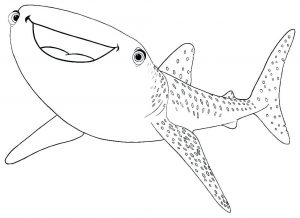 Pãginas para colorear de tiburones para niãos