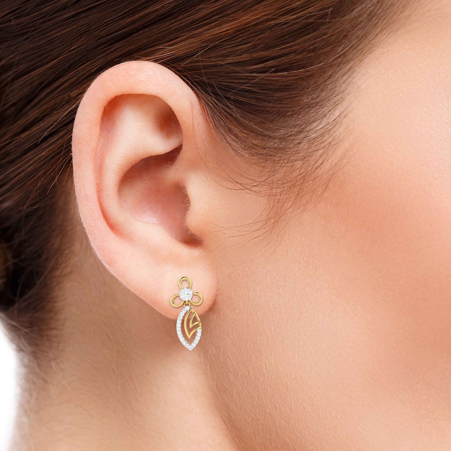 Buy designer earrings tiburon lab grown diamond earrings â fiona diamonds