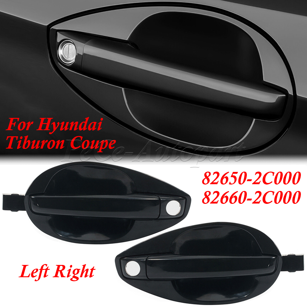 For hyundai tiburon coupe l l outide door handle catch left right