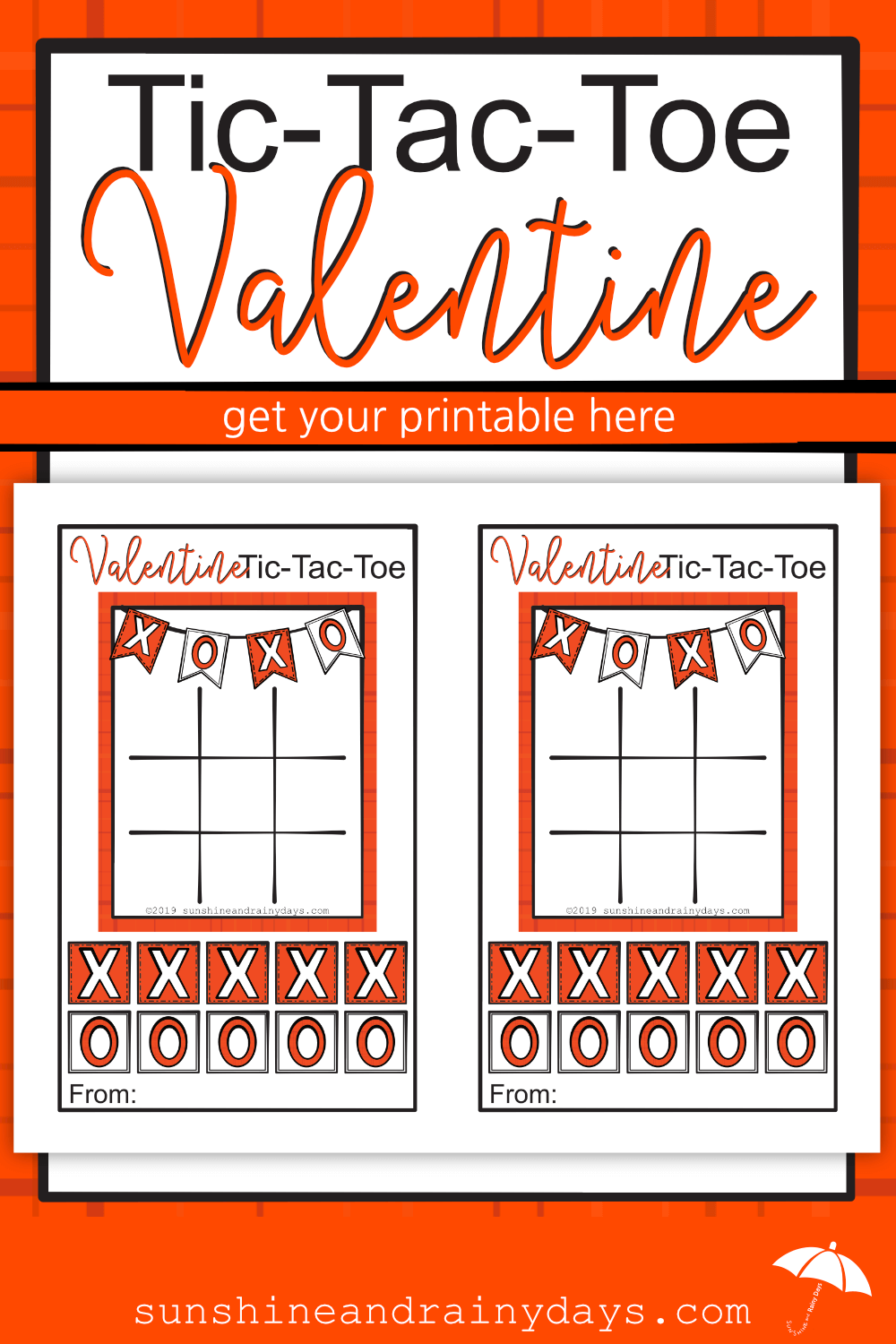 Tic tac toe valentine