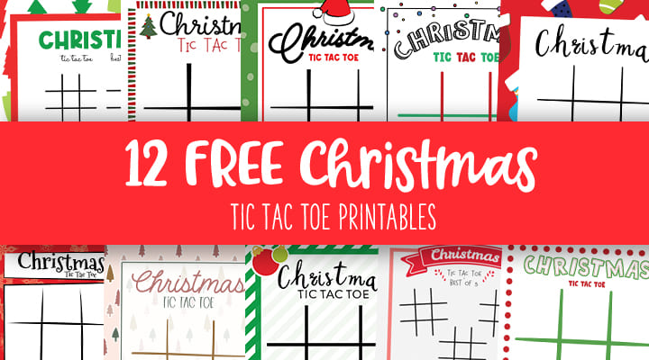 Christmas tic tac toe printables