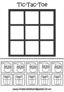 Christmas tic tac toe