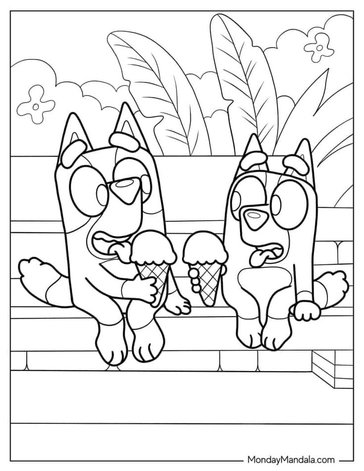 Bluey coloring pages free pdf printables free halloween coloring pages free kids coloring pages cartoon coloring pages