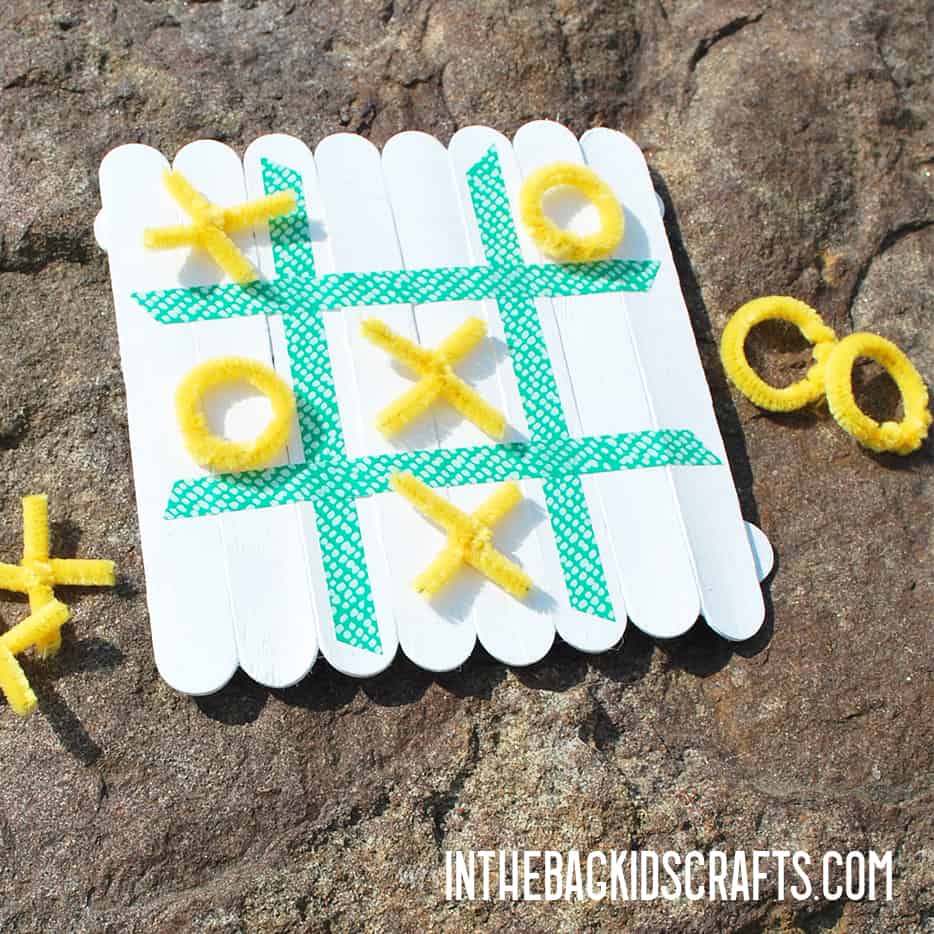 Make and play tic tac toe kids craft â in the bag kids crafts