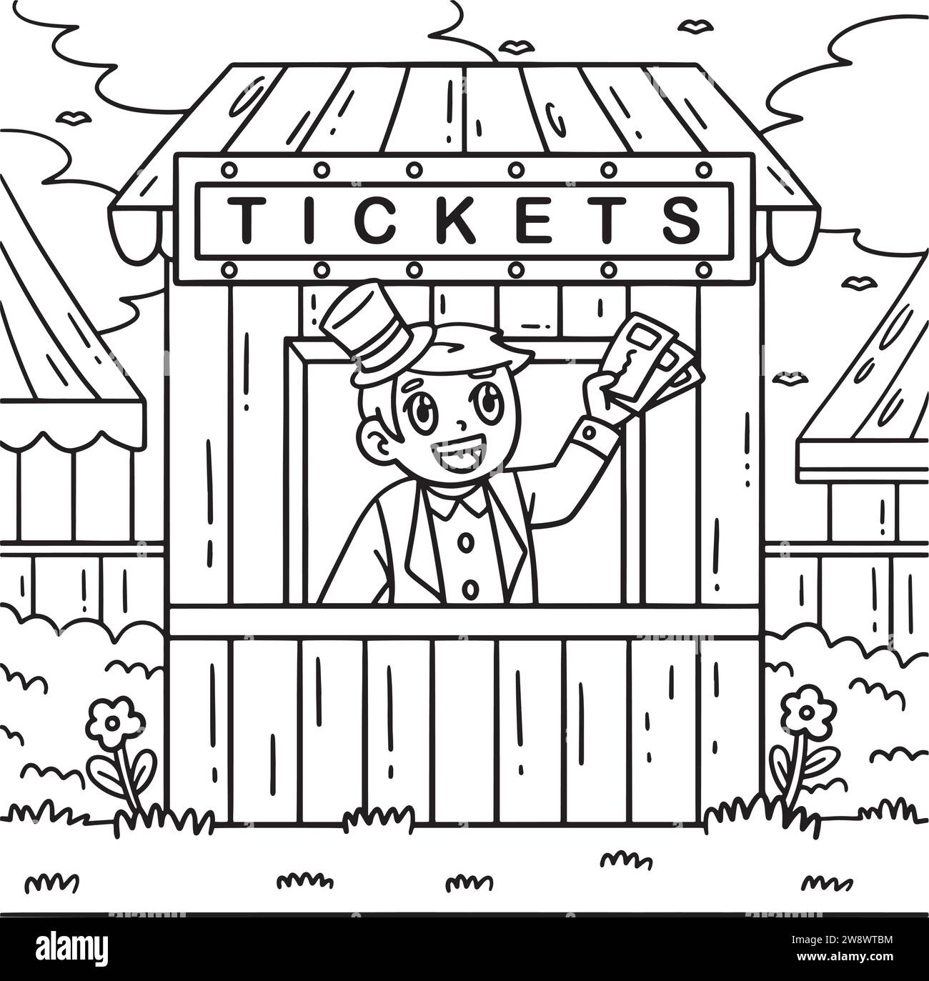 Hand with ticket black and white stock photos images