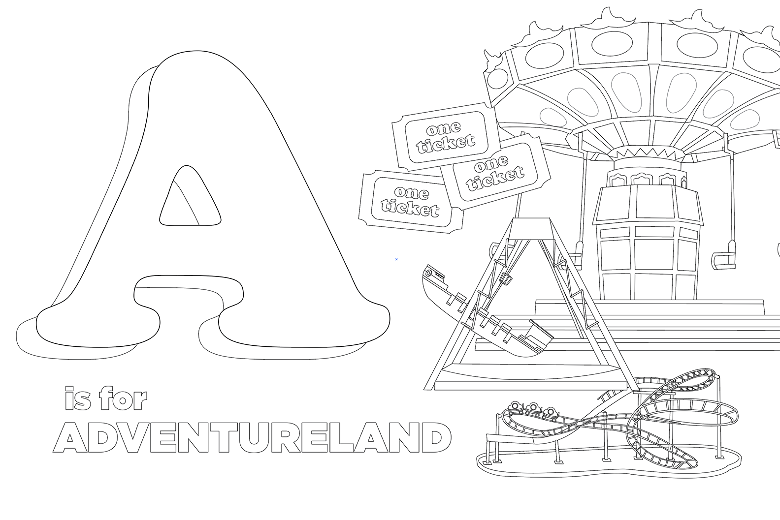 Coloring pages abcs of long island â lost dog art frame