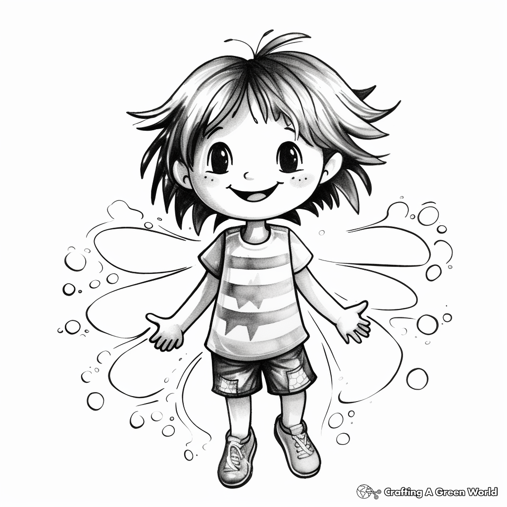 Tie dye coloring pages