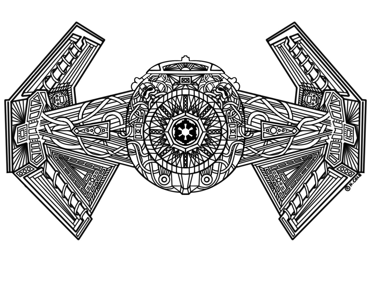 Tie fighter by fredisagirl on