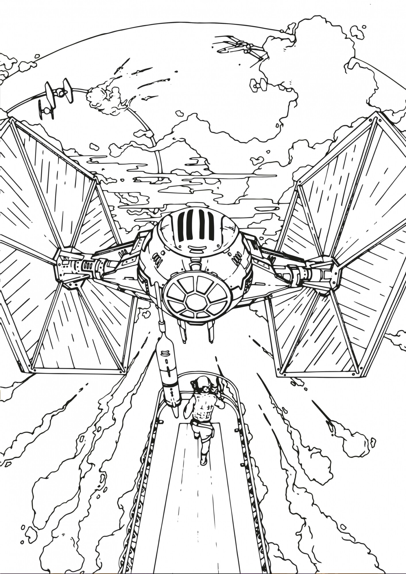 Rogue one theres a problem with the horizon theres no horizon arthomasillustration