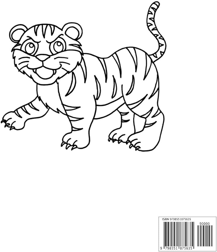 Tiger loring book for kids tiger loring book for kids