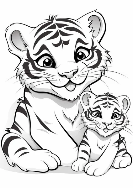 Tiger cub and lion stock photos royalty free tiger cub and lion images