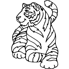 Top free printable tiger coloring pages online
