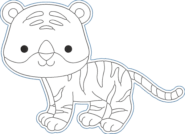 Animals atoz coloring dolls