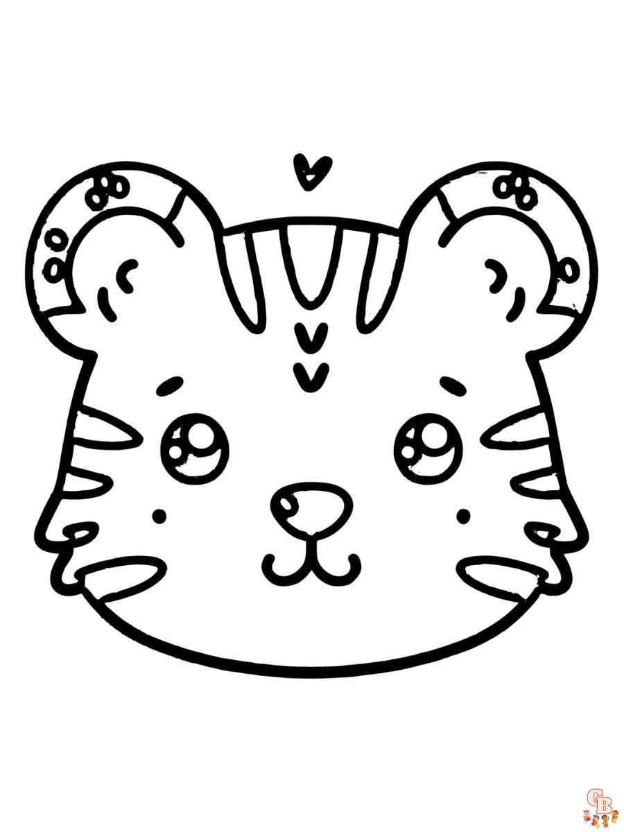 Tiger coloring pages