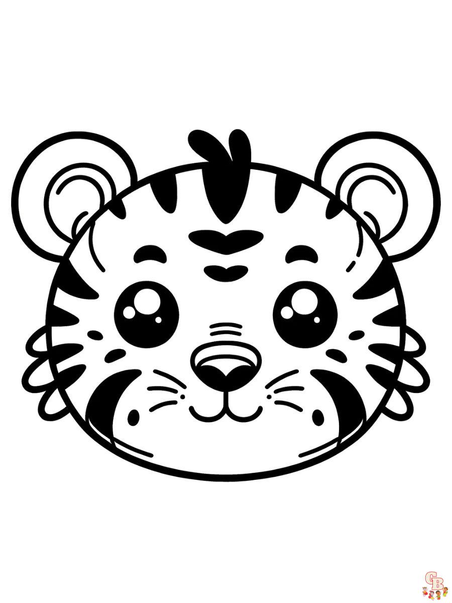 Tiger coloring pages
