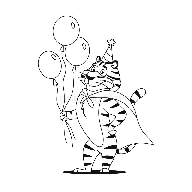 Tiger outline colouring stock illustrations â tiger outline colouring stock illustrations vectors clipart