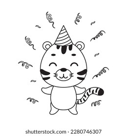 Tiger coloring page images stock photos d objects vectors