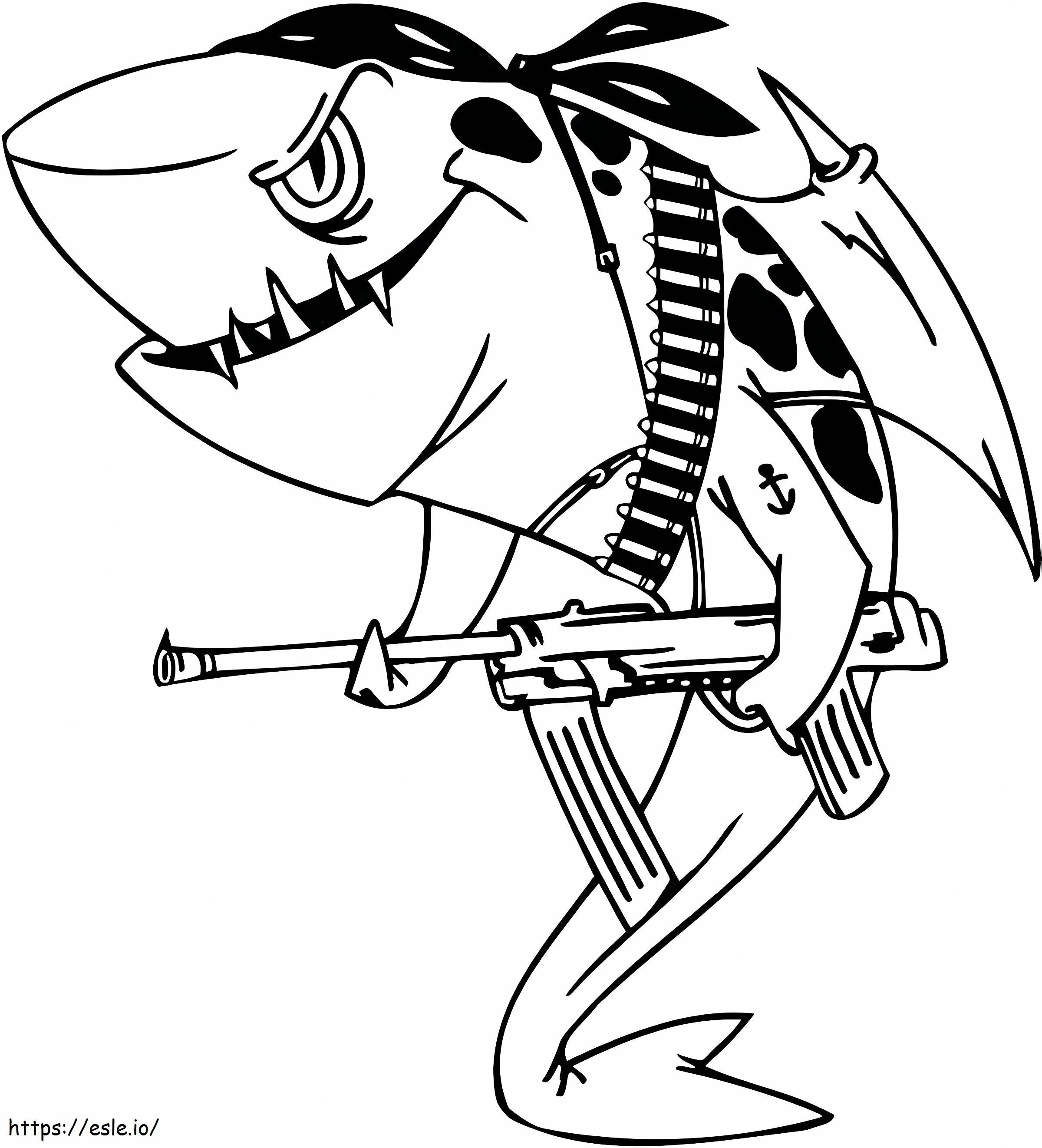 Coloring pages sharks great white shark shark sharks an illustratn of pirate shark of tiger sharks