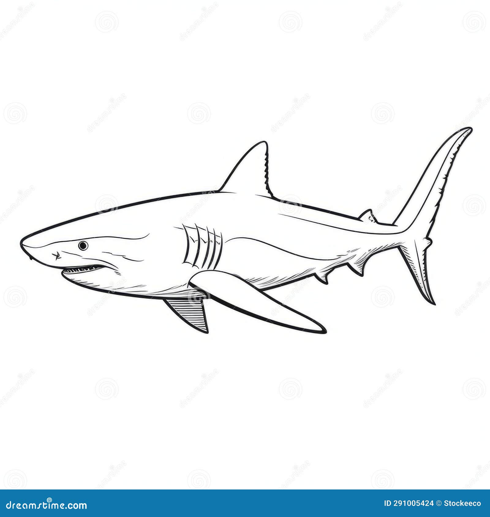 Shark coloring pages stock illustrations â shark coloring pages stock illustrations vectors clipart