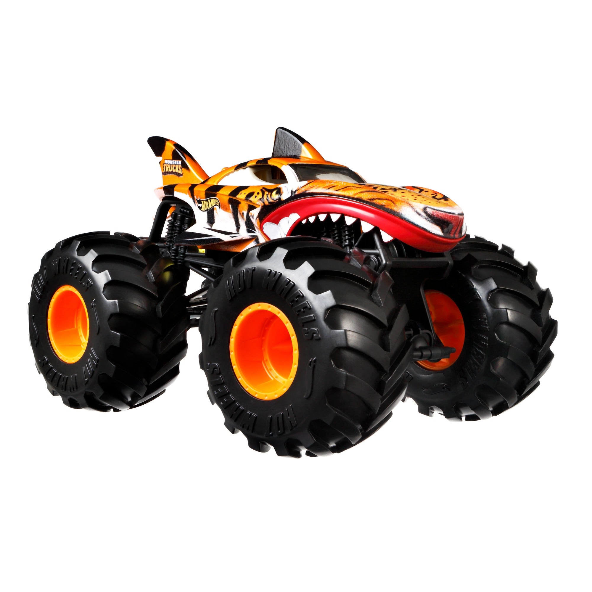 Buy hot wheels scale oversized monster truck tiger shark die