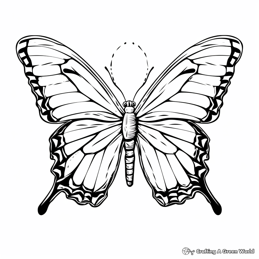 Butterfly coloring pages